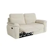 Image de LOUNGITUDE Canapé de Relaxation Manuel Ross 3 Places en Tissu