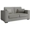 Image de LOUNGITUDE Canapé Droit Fixe 2 Places BELAMI en Tissu