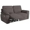 Image de LOUNGITUDE Canapé de Relaxation électrique Ross 3 Places en Velours côtelé