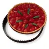 Image de Moule à tarte amovible acier revêtu antiadhérent bords cannelés 28 cm Mathon