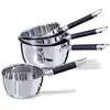 Image de Set 4 casseroles inox Rapid Cook 14, 16, 18 et 20 cm Mathon