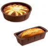 Image de Lot de 2 Flexi'Moules en silicone - 1 cake 24 cm et 1 rond 24 cm Mathon