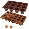 Image de Lot de 2 Flexi'plaques en silicone 12 canelés et 24 mini-canelés Mathon