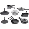 Image de Batterie de cuisine 13 pièces revêtement Dur comme la pierre Mathon