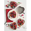 Image de Set de 4 moules à tartelette coeur revêtement antiadhérent 11 cm Mathon