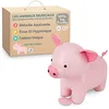 Image de Little Big Friends Jouet Musical bébé | Peluche Musicale à Tirette Douce et Lavable | Compagnon sensoriel pour bébé et Tout-Petit | Cadeau Naissance ou baptême | Léon Le Cochon