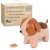 Image de Little Big Friends Jouet Musical bébé | Peluche Musicale à Ficelle à Tirer | Jouet d’éveil Doux et Lavable dès la Naissance | Cadeau Naissance garçon ou Fille | Adrien Le Chien
