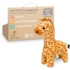 Image de Little Big Friends Les Tiny Friends | Hochet Bébé Tout Doux Dès la Naissance | Jouet d’Éveil Léger et Facile à Attraper | Nomade à Emporter Partout | Nettoyage Facile | Gina la Girafe