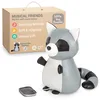 Image de Little Big Friends Jouet musical bébé | Peluche musicale à tirette pour éveil sensoriel | Raton en peluche douce et lavable pour bébé et tout-petit | Cadeau naissance garçon ou fille | Denver le Raton