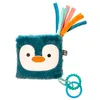 Image de Little Big Friends Cube d’activités en Tissu pour bébé | Cube sensoriel Montessori Tout Doux | Développement Moteur et cognitif | Océan