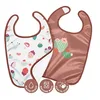 Image de BabyToLove Lot de 2 bavoirs bébé | Bavoirs imperméables doux avec fermeture scratch | Tablier repas bébé dès la naissance   Cactus Garden