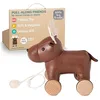Image de Little Big Friends Pull Along Friends | Pull Along Toy for Baby | Traditional Toys | Easy to Clean | Bruce The Moose