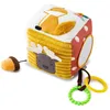 Image de Little Big Friends Cube d’activités en Tissu pour bébé | Cube sensoriel Montessori Tout Doux | Développement Moteur et cognitif | Forêt