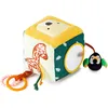 Image de Little Big Friends Cube d’activités en Tissu pour bébé | Cube sensoriel Montessori Doux et coloré | Éveil Moteur et cognitif | Jungle