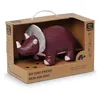Image de Little Big Friends Amis Dinos | Jouet sensoriel Dinosaure pour bébé en Cuir végan | Grelot intégré, Textures Multiples | Facile à Nettoyer | Pénélope Le Tricératops