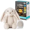Image de Cloud b peluche musicale avec veilleuse, bruit blanc, enregistrement vocal & recharge USB-C | 8 sons apaisants, minuterie arrêt auto & volume réglable pour bébé | Billy le Lapin