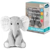 Image de Cloud B Peluche Musicale bébé | Bruit Blanc & Sons apaisants | Volume réglable & arrêt Auto | Aide au Sommeil Maison ou Voyage | Compagnon Nomade Tout-Petits | Elliot Elephant