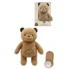 Image de Cloud b Cookie the Breathing Bear Veilleuse en peluche légère et sonore pour bébés et tout-petits   Battements de coeur apaisants, berceuses et bruit blanc   Animal en peluche rechargeable pour chambre