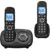 Image de ALCATEL XL595 B Voice Duo - Téléphone Fixe Sans Fil Senior Avec Répondeur - Grand Écran Rétroéclairé - Mains Libres - Fonction Blocage Des Appels - Audio Boost - Répondeur 14 Min - 2 Combinés - Noir