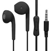 Image de Waytex Écouteurs filaires Intra-Auriculaires avec Micro et Prise Jack 3.5 mm   Kit Mains Libres Compatible Toutes Marques, Smartphone, PC, Tablette, Lecteur MP3   Noir