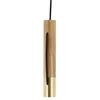 Image de Suspension Tempo en bois et laiton, culot E27