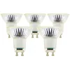 Image de Lot de 5 Spots LED - Éclairage Angulaire 36° - Ampoule Blanc Chaud 4,8W Équivalent 50W - Lumière 345 Lm - PACK5RCXG50SCW Xanlite