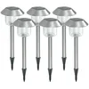 Image de Xanlite PACK6SO1017 Lot de 6 Balises Solaires LED RVB Extérieures, Couleur Changeante, Autonomie 8 h, Étanchéité IP44, Design Blanc Moderne