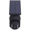 Image de Xanlite Projecteur caméra factice solaire noir LED avec détecteur de mouvement, 250 lumens, 5000 K, Blanc froid