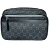 Image de Chabrand Body-Bag Toile Enduite Cuir Noir, Noir, Taille Unique
