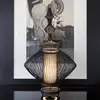Image de Forestier Opium lampe à poser, noire