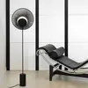 Image de Forestier Oyster lampadaire de designer, noir