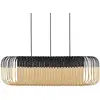 Image de Forestier Bamboo oval M Suspension noir/naturel