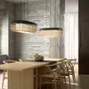 Image de Forestier Bamboo oval L Suspension noir/naturel