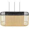 Image de Forestier Bamboo oval XL Suspension noir/naturel