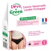 Image de Love & Green - Culotte Menstruelle Lavable Ecologique, coton BIO - Taille S (38) - Flux Normal