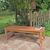 Image de Teck'Attitude Banc en Teck Massif Wimbledon 140 cm (sans Dossier)