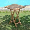 Image de Teck'Attitude Table Pliante carré en Teck Massif Bistrot 60 x 60 cm