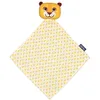Image de Doudou plat 28cm coton bio Lion Coq en Pâte® - Doudou Coton bio
