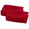 Image de Soft by Perle de Coton - 2 Serviettes Invité rouges - 50x30 cm 50x30 cm