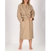 Image de Soft by Perle de Coton - Peignoir en Coton & Velours taupe XXL