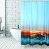 Image de MSV Rideau de Douche Polyester Sunset 180x200cm Multicolor