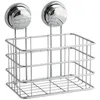 Image de Panier de douche avec ventouse MSV Milady - Chromé