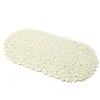 Image de MSV - Tapis Fond de Baignoire PVC Galets - 100% PVC sans Phtalates - 68 x 35 cm - Blanc - Surface Antidérapante pour Sécurité et Confort - Facile d'entretien