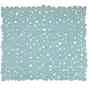 Image de MSV - Tapis Fond de Douche PVC Galets - 100% PVC sans Phtalates - 53 x 53 cm - Gris Clair - Surface Antidérapante pour Sécurité et Confort - Facile d'entretien