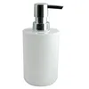Image de MSV - Distributeur de Savon INAGUA - Compatible avec Accessoires Inagua - Taille Standard - Ø 7 x 18 cm - Couleur Blanc - Matériau PS Résistant - Idéal pour Salle de Bain