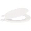 Image de Abattant WC MSV - MDF - Charnières plastiques - Blanc
