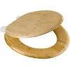 Image de MSV Abattant WC MDF Décor Pin - Charnières PS