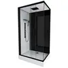 Image de Cabine de douche 110x80x215cm - Verre Trempé - Mitigeur Chrome - DUALITY 3 RECTANGLE