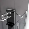Image de AURLANE Barre de Fixation d'angle pour Douche a l'italienne-Freedom 2 Angle-Barre DE Fixation Murale d'angle