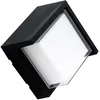 Image de Arum LIGHTING - Applique Murale LED CUBA 15W (1500 Lm), Étanche IP65, 3 Teintes de Blanc CCT Réglables, Cache Rotatif, Luminaire Extérieur Noir en Polycarbonate pour Façade et Terrasse